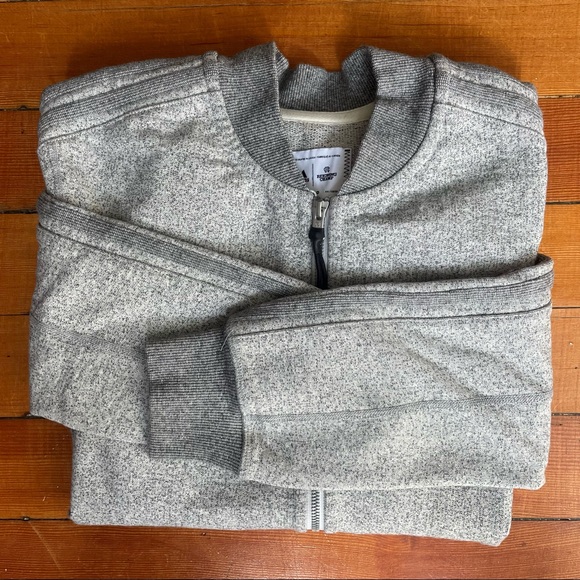 ADIDAS X REIGNING CHAMP fitted GREY zip up - Picture 1 of 5